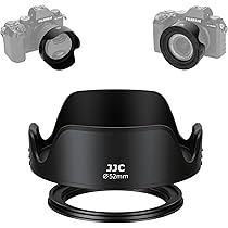 Amazon | JJC 可逆式 52mm レンズフード + アダプターリング 汎用 各